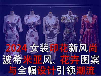 2024女裝印花新風尚：波希米亞風、花卉圖案與全幅設(shè)計引領(lǐng)潮流