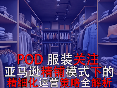 POD服裝關注：亞馬遜精鋪模式下的精細化運營策略全解析